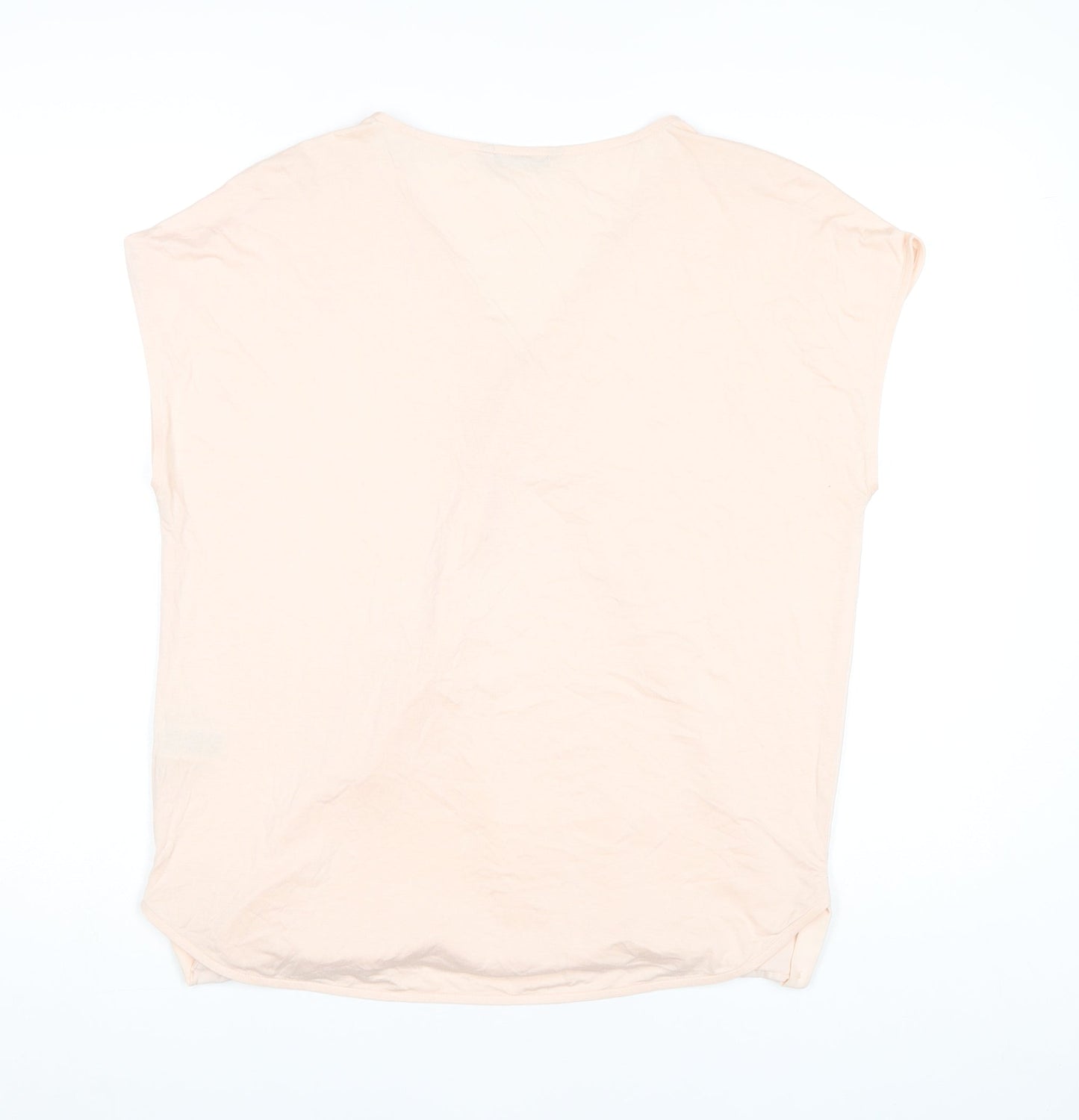 Womens UK Size 14 Marks and Spencer Pink Wrap Blouse