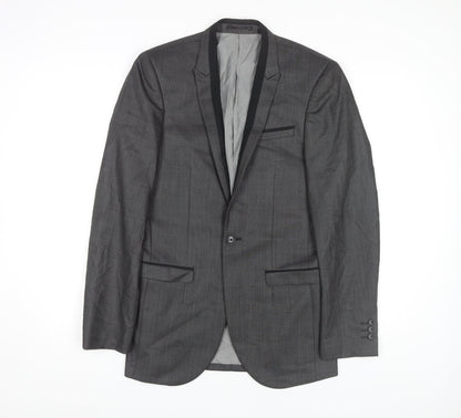 Mens UK Size 34 NEXT Regular Grey Suit Jacket