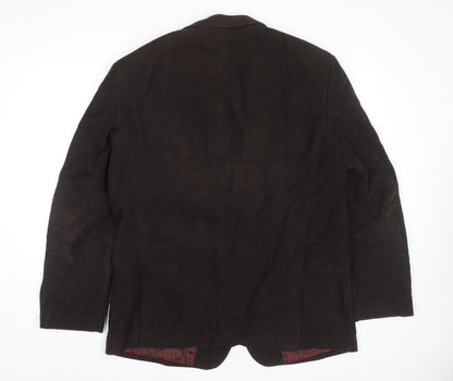 Florentino Men's Brown Cotton Blazer Jacket UK 44