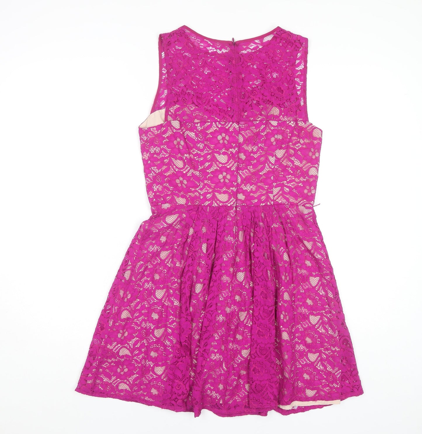 Oasis Women's Pink A-Line Sleeveless Dress Size 10