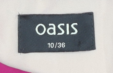 Oasis Women's Pink A-Line Sleeveless Dress Size 10