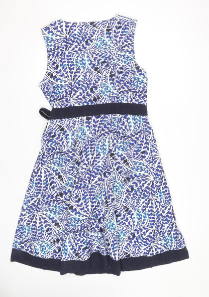 Maine New England Women’s Multicoloured Dress, Size 14, V-Neck