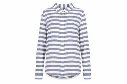 Womens UK Size 8 Oasis Blue  Button-Up