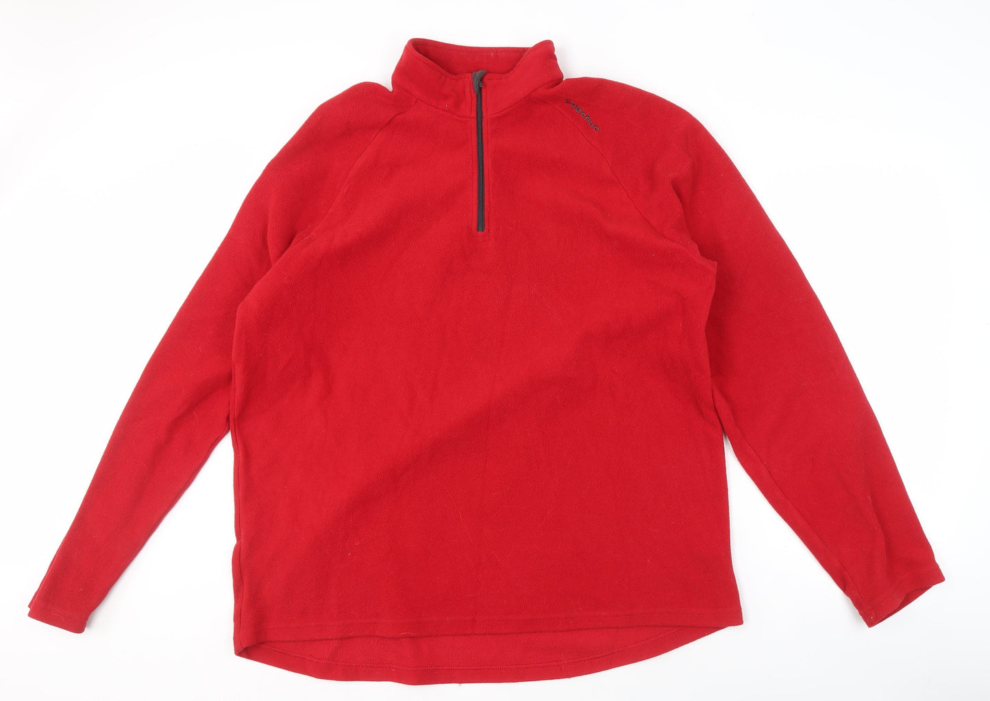 Mens UK Size XL Quechua Red Pullover Sweatshirt