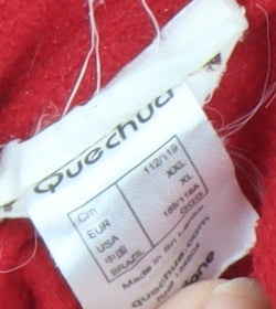 Mens UK Size XL Quechua Red Pullover Sweatshirt
