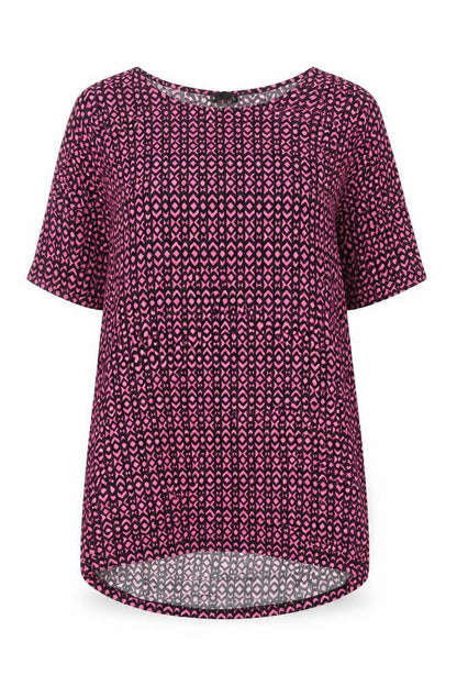 Womens UK Size 10 NEXT Pink Tunic Blouse