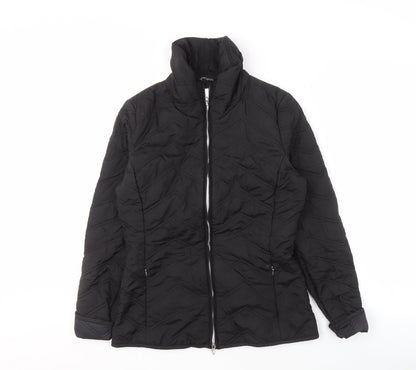 Womens UK Size 6 Geox Black Puffer Jacket
