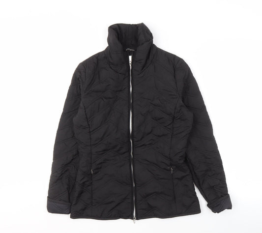 Womens UK Size 6 Geox Black Puffer Jacket