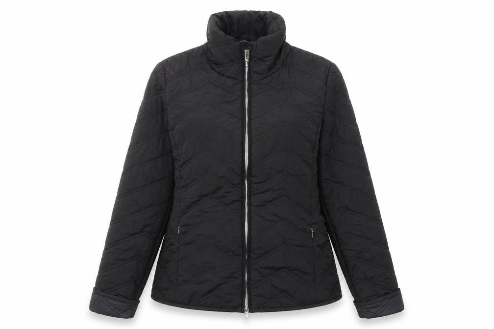 Womens UK Size 6 Geox Black Puffer Jacket
