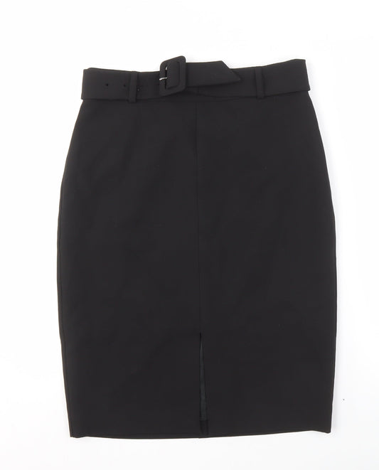 Hallhuber Women's Black Pencil Skirt, Size 10, Formal