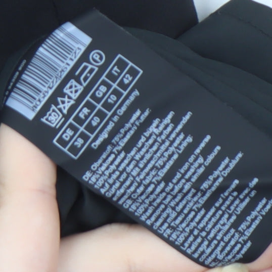 Hallhuber Women's Black Pencil Skirt, Size 10, Formal