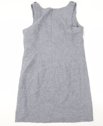 Van Heusen Women's Grey Sleeveless Dress Size 10
