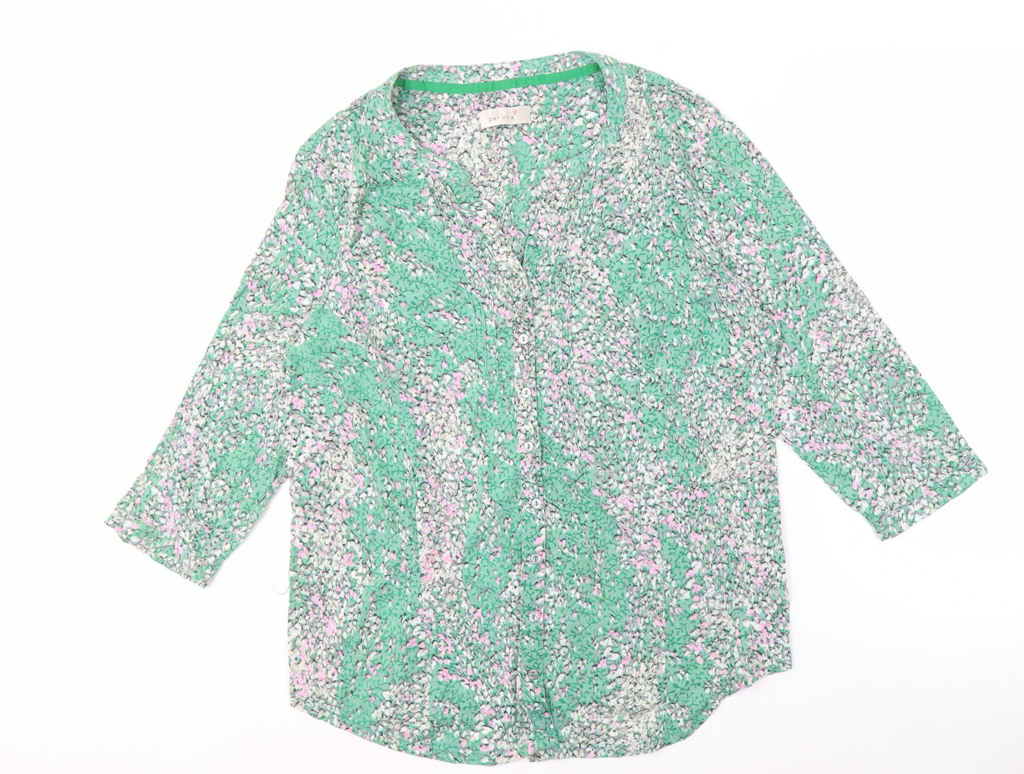 Womens UK Size 20 Marks and Spencer Green Basic Blouse