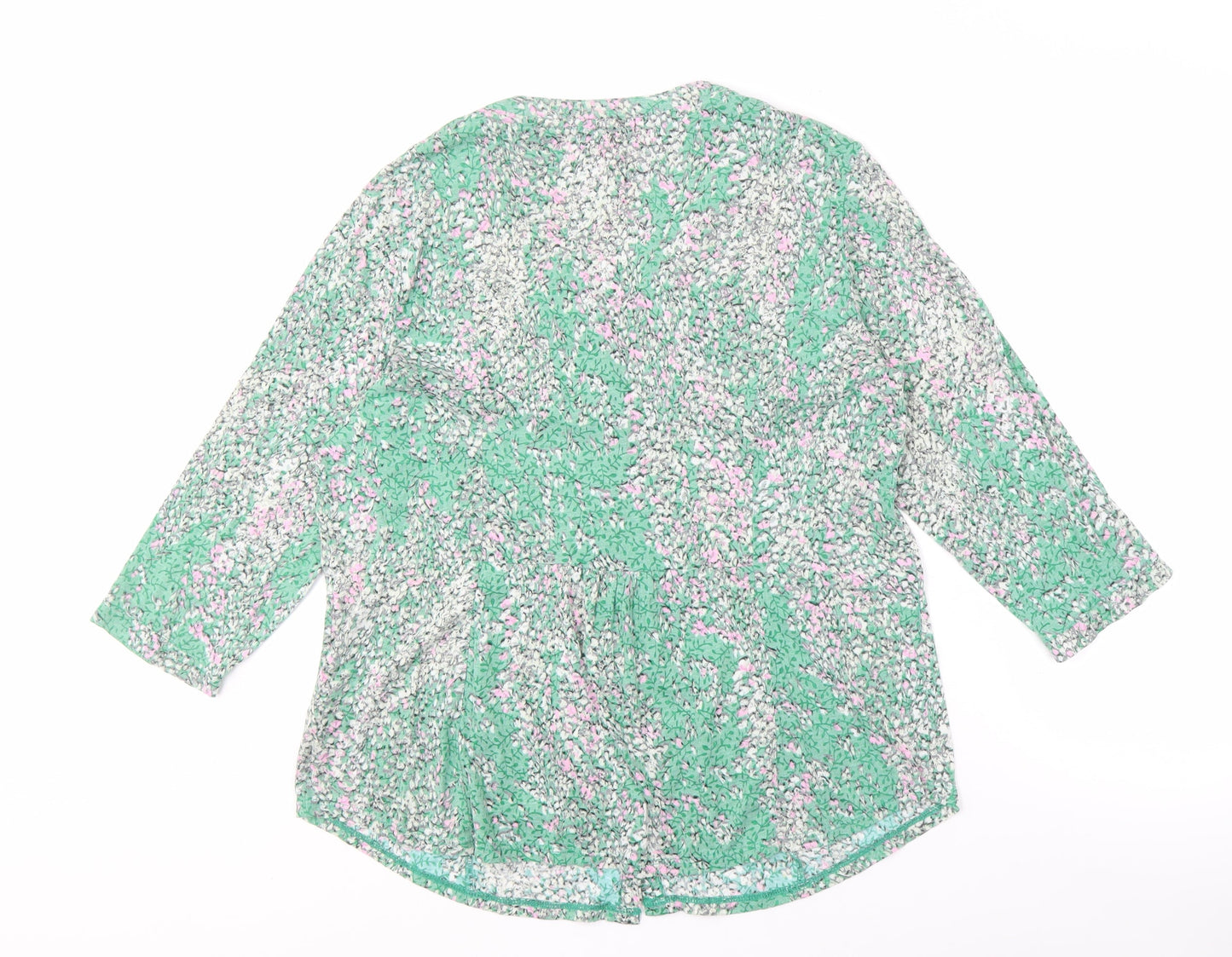 Womens UK Size 20 Marks and Spencer Green Basic Blouse