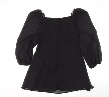 Missguided Women's Black Mini Dress UK 12