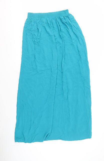 New Look Women's Blue Long Skirt Size 10