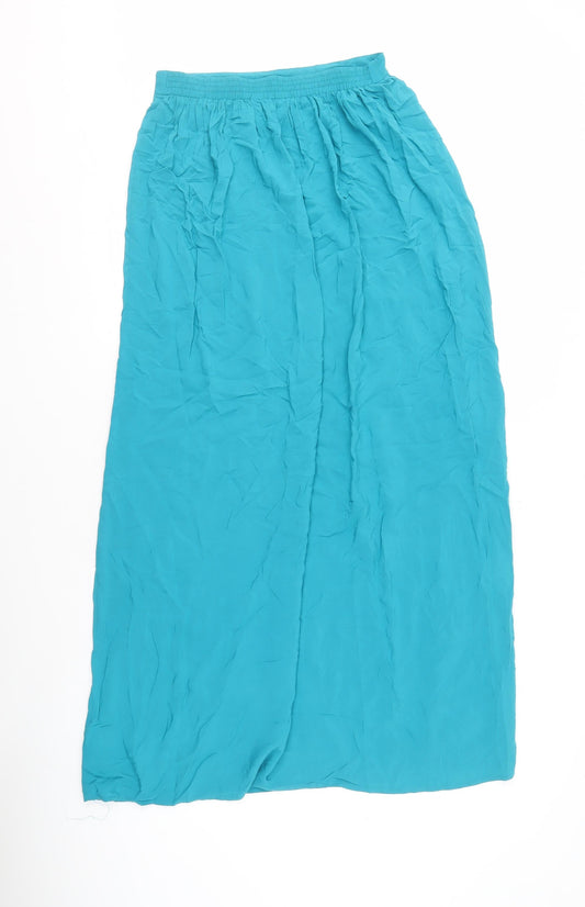 New Look Women's Blue Long Skirt Size 10