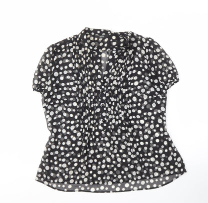 Womens UK Size 12 Marks and Spencer Black Camisole Blouse