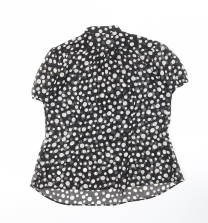 Womens UK Size 12 Marks and Spencer Black Camisole Blouse