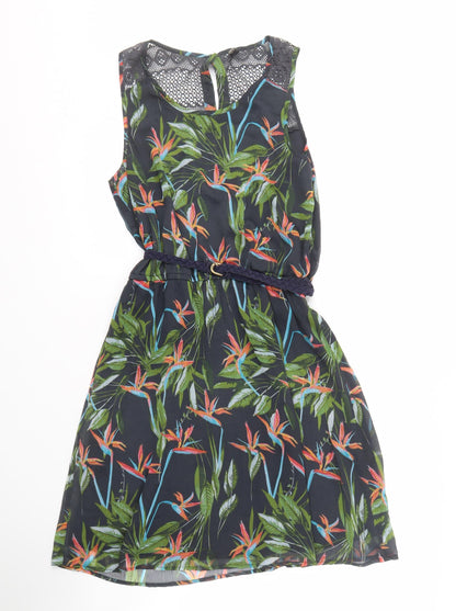 ONLY Women's Multicoloured Floral Summer Dress Size 8