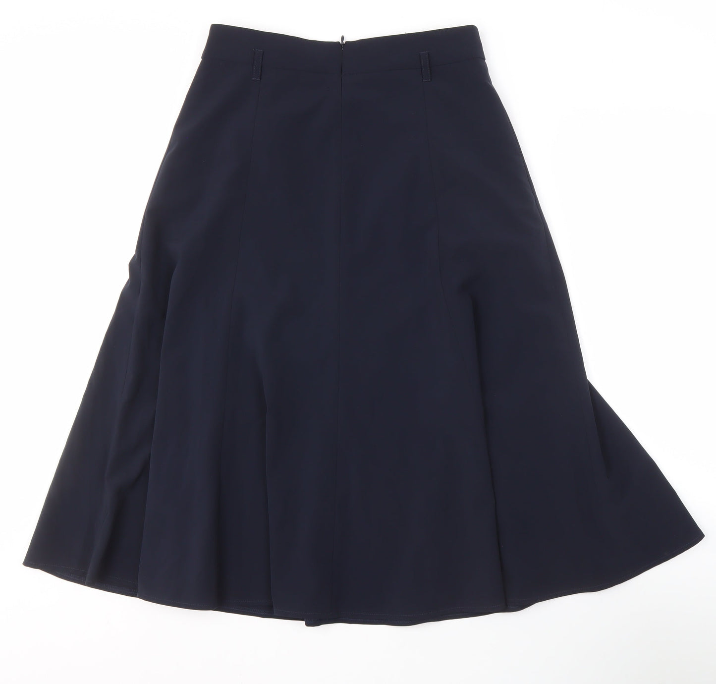 Un Jour Ailleurs Women's Blue A-Line Midi Skirt, Size 10