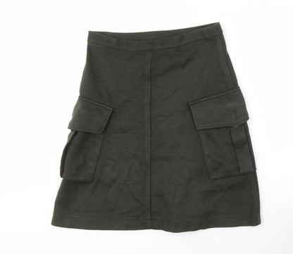 Womens UK Size M Zara Cargo Knit Skirt