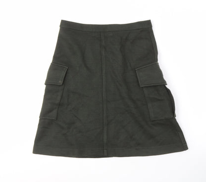 Womens UK Size M Zara Cargo Knit Skirt