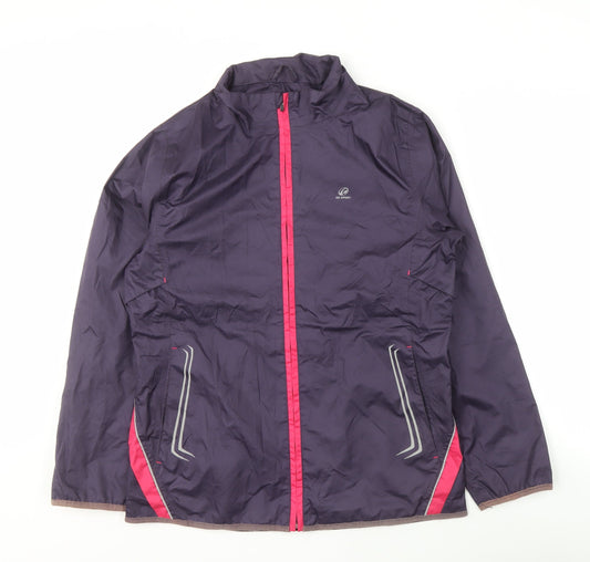 GO SPORT Women's Purple Windbreaker Jacket M