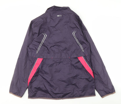 GO SPORT Women's Purple Windbreaker Jacket M