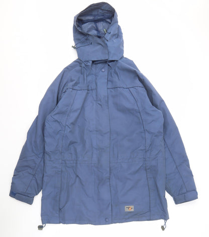 Arctic Storm Men's Blue Hooded Parka Jacket M