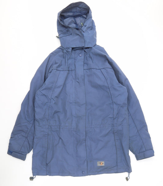 Arctic Storm Men's Blue Hooded Parka Jacket M