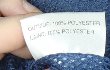 Arctic Storm Men's Blue Hooded Parka Jacket M