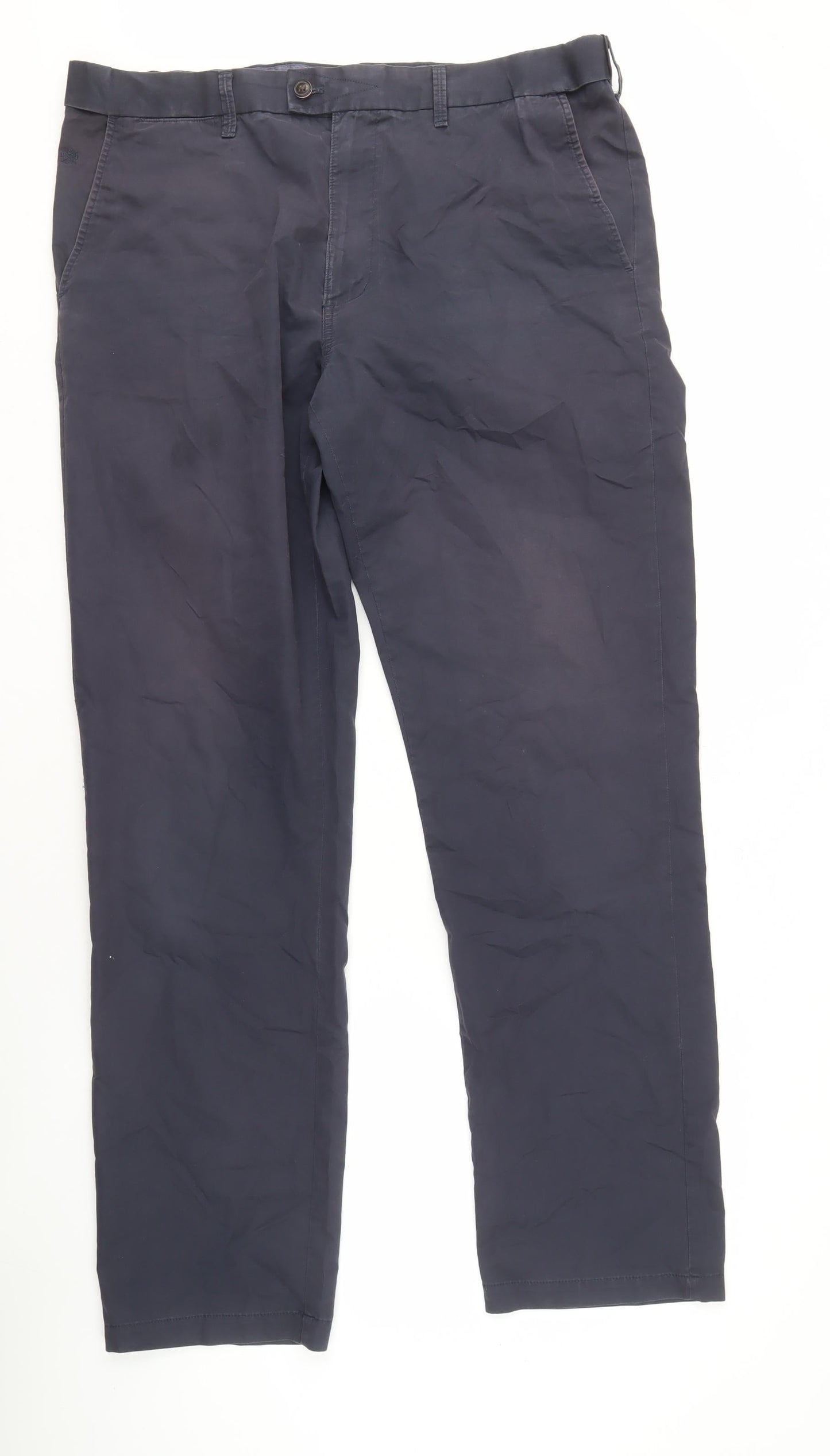 Marks and Spencer Men's Blue Trousers Size 40