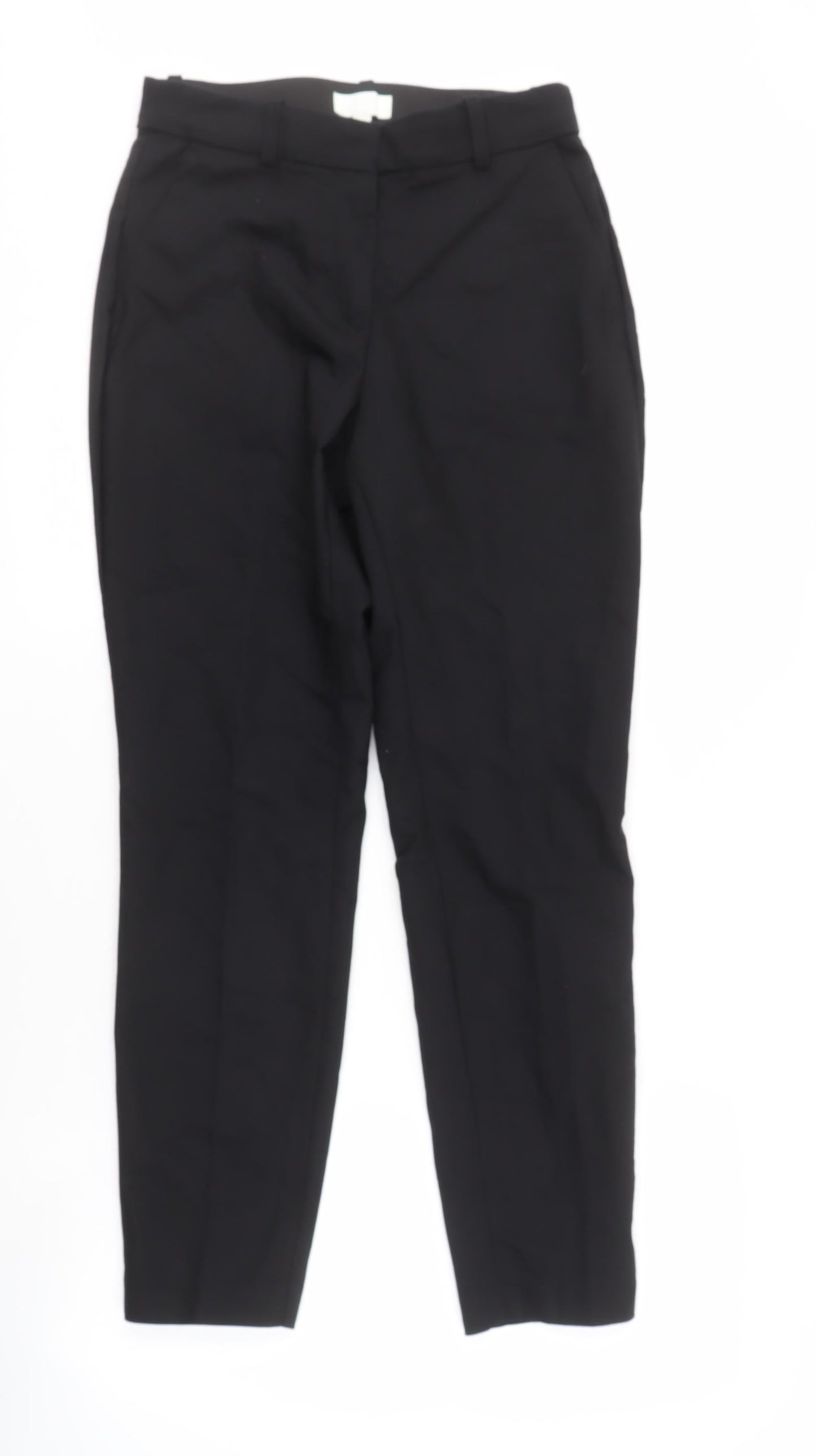 Womens UK Size 10 H&M Regular Fit Casual Workwear Black Trousers