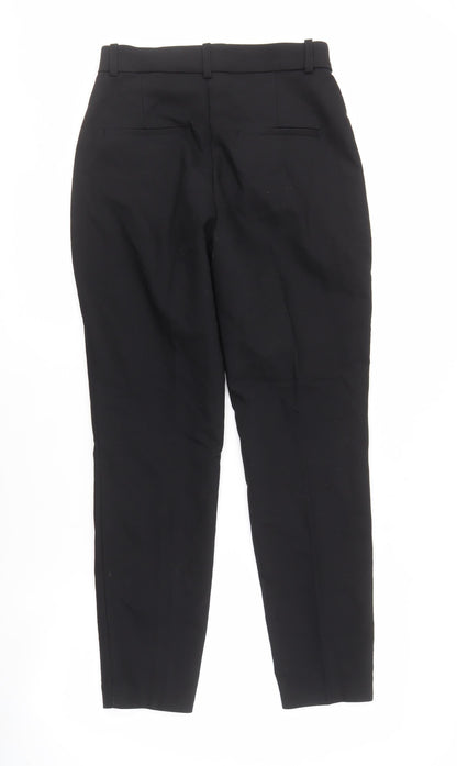 Womens UK Size 10 H&M Regular Fit Casual Workwear Black Trousers