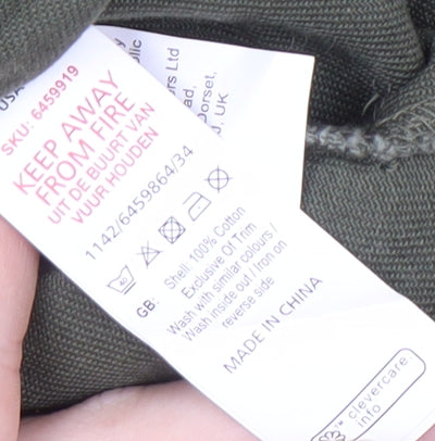 New Look Green Military Jacket Women’s Size 10