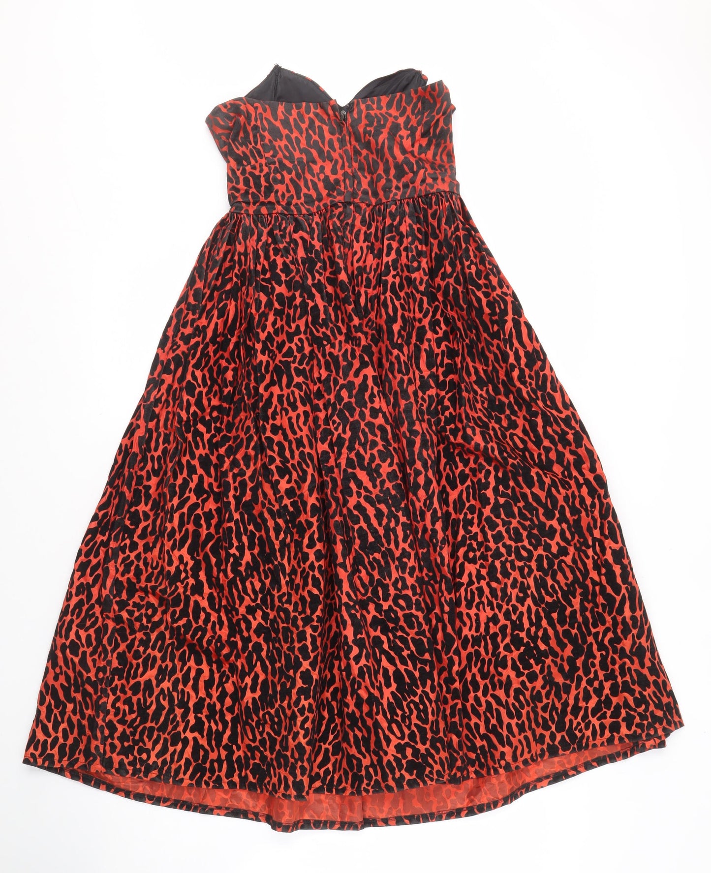 Jelly Women's Red Animal Print Dress, Size 10