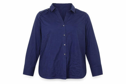 Womens UK Size 18 Khost Blue  Button-Up