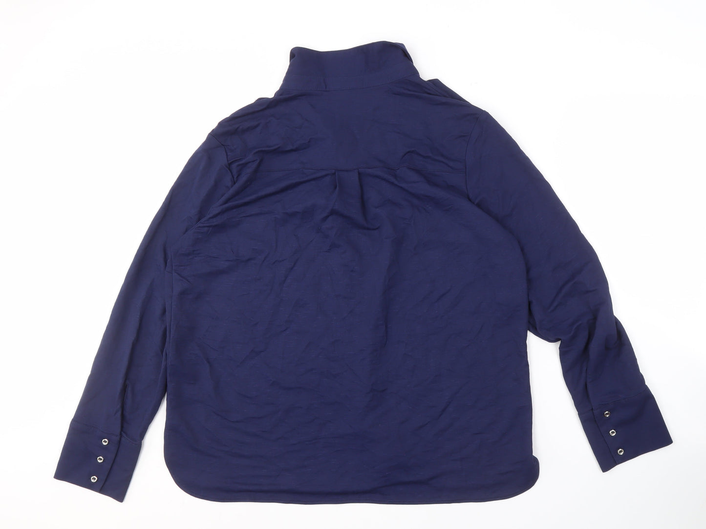 Womens UK Size 18 Khost Blue  Button-Up