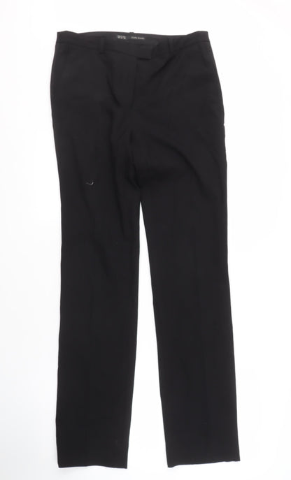 Womens UK Size 10 Zara   Black Trousers