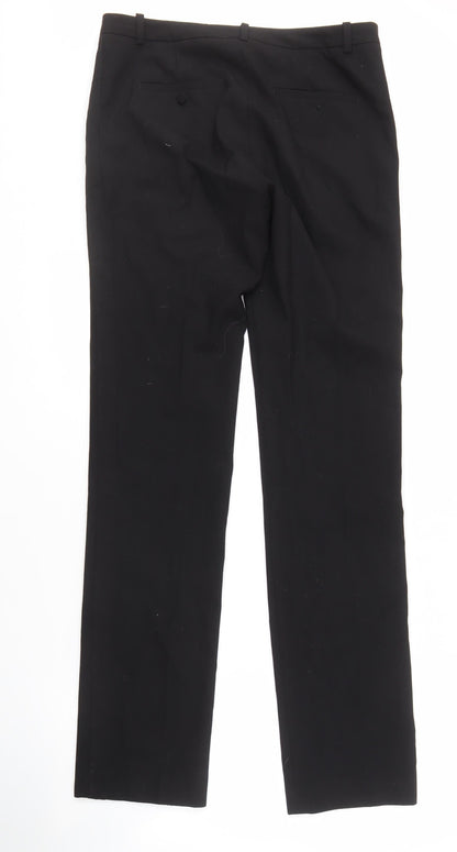 Womens UK Size 10 Zara   Black Trousers