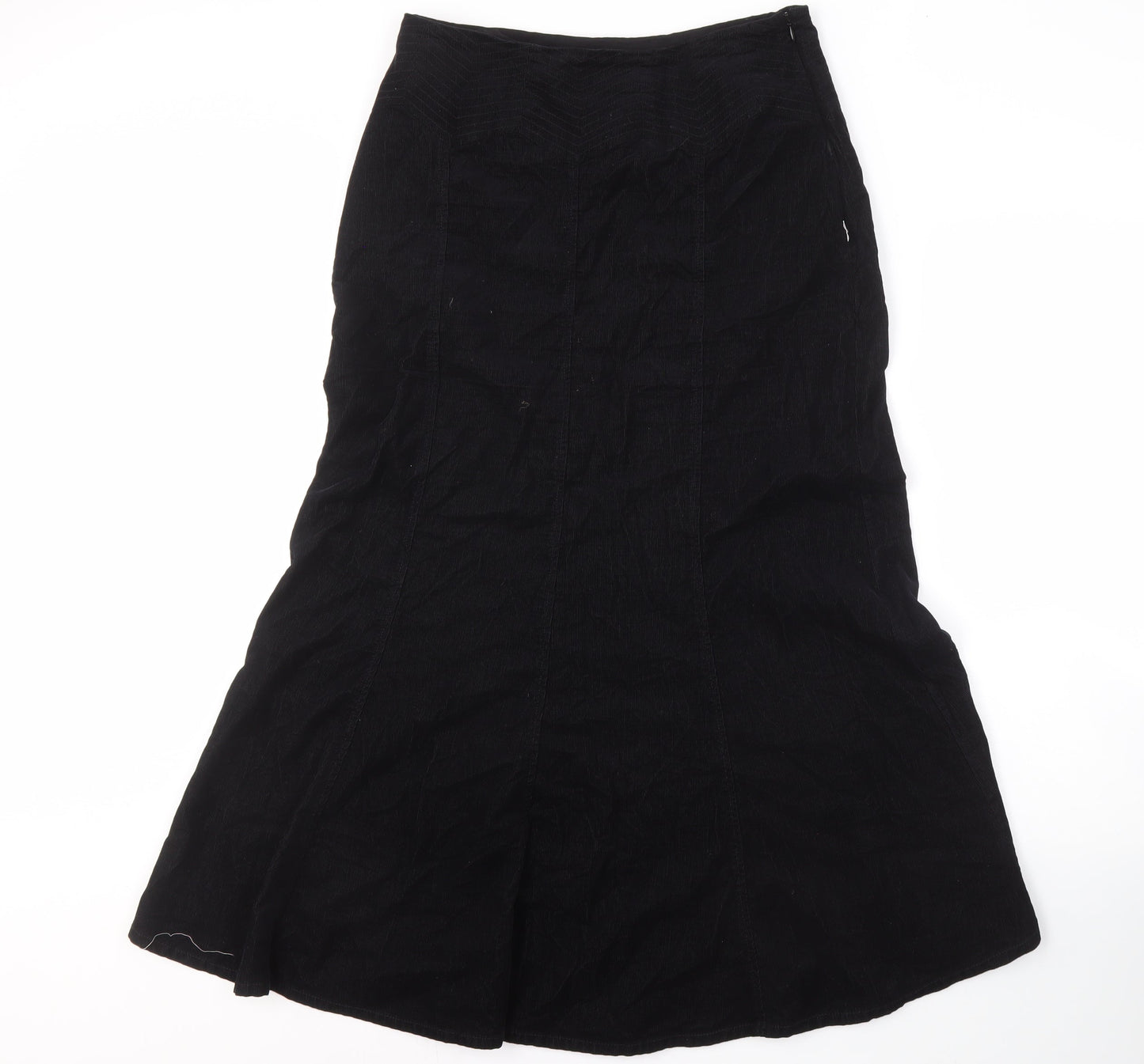 Laura Ashley Women's Black Cotton Skirt Size 10