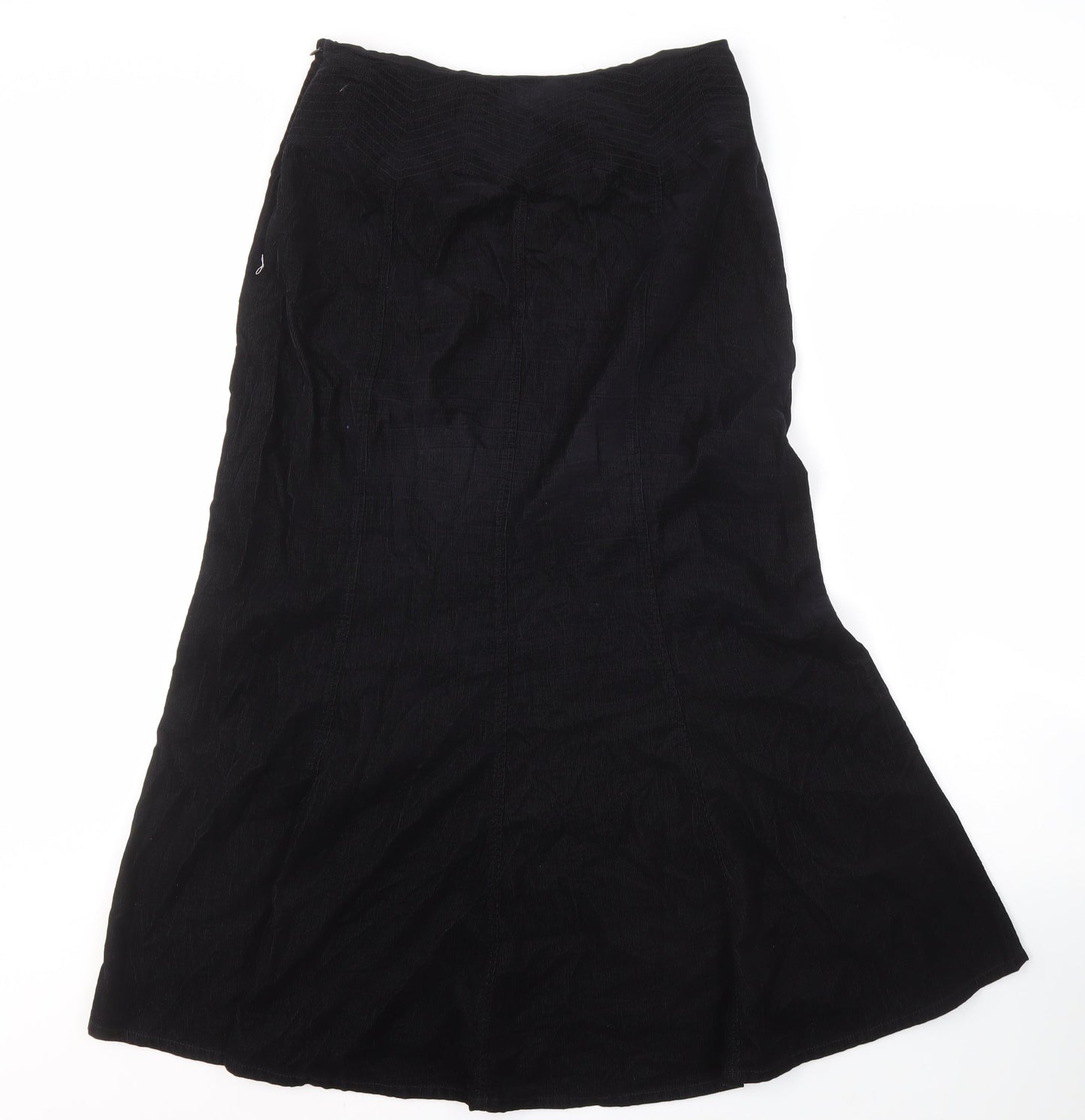 Laura Ashley Women's Black Cotton Skirt Size 10