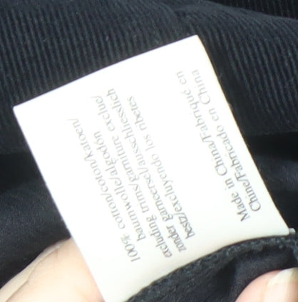 Laura Ashley Women's Black Cotton Skirt Size 10