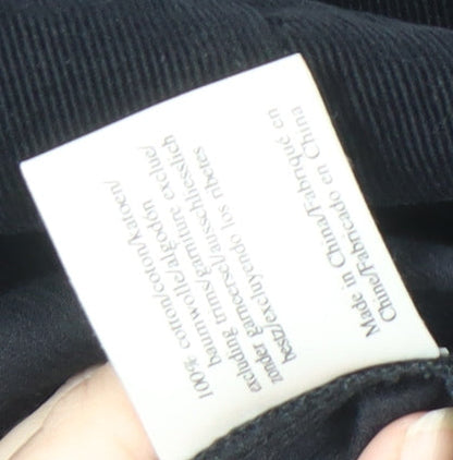 Laura Ashley Women's Black Cotton Skirt Size 10