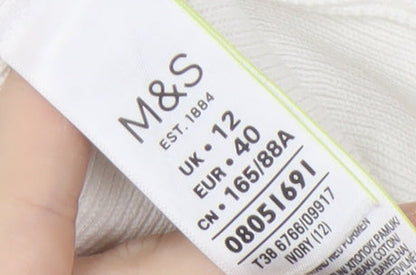 Womens UK Size 12 Marks and Spencer Ivory Pullover