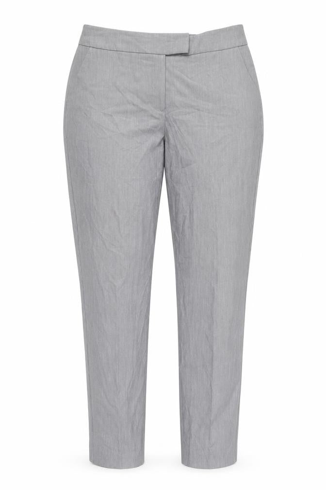 Womens UK Size 12 Warehouse Regular Fit Business Casual Grey Trousers