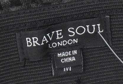 Womens UK Size M Brave Soul   Black Trousers