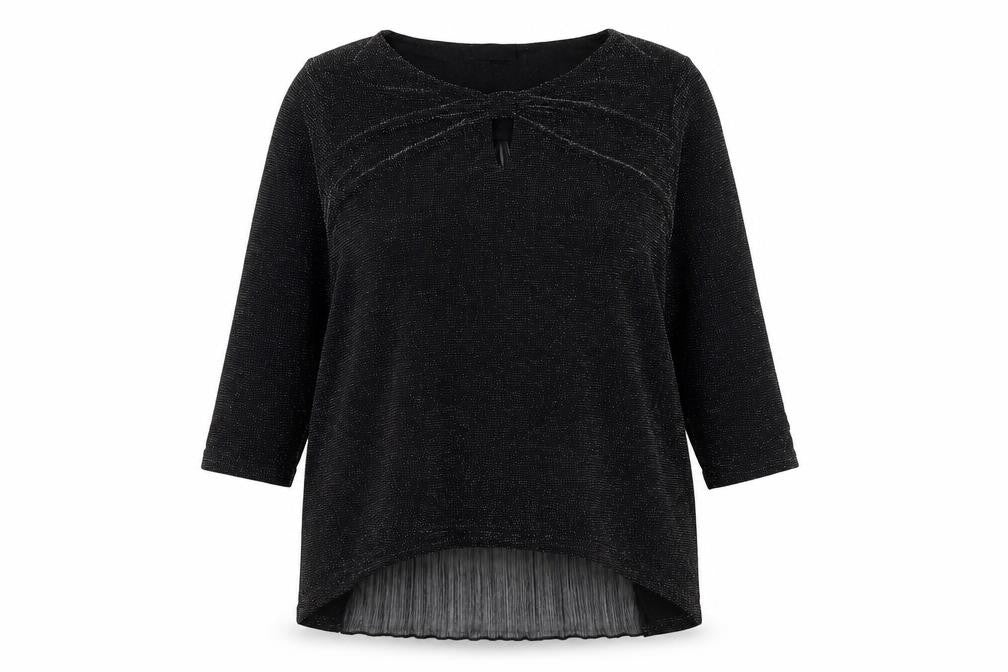 Womens UK Size 12 Klass Black  Blouse