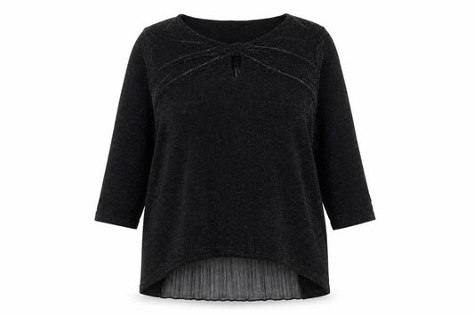 Womens UK Size 12 Klass Black  Blouse